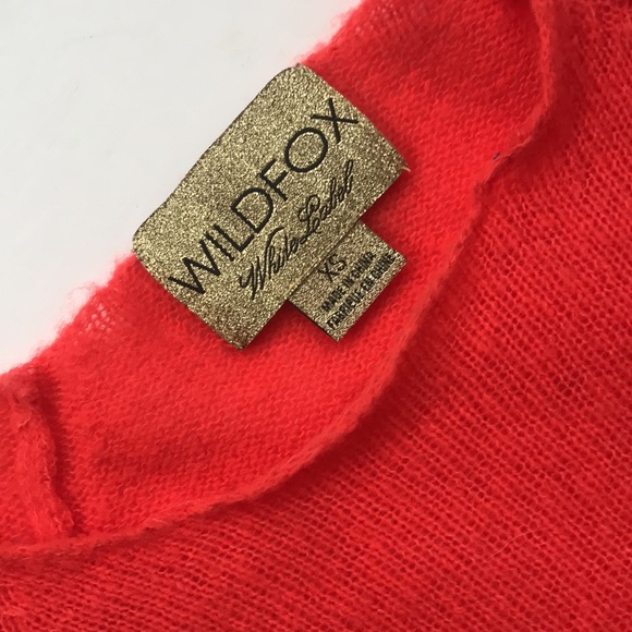 Rare WILDFOX Free People Sweater Dress Limited Edition Red Maxi Gown Statement - Picture 17 of 17